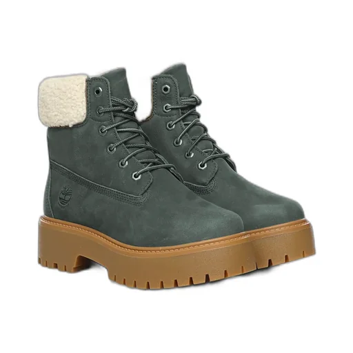 Timberland Shearling-Lined Lace-Up Boots