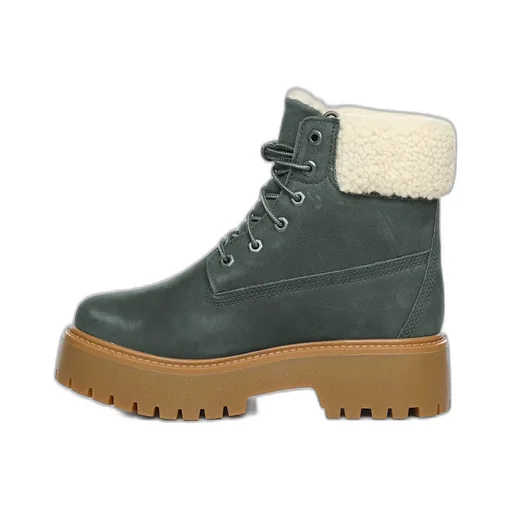 Timberland Shearling-Lined Lace-Up Boots