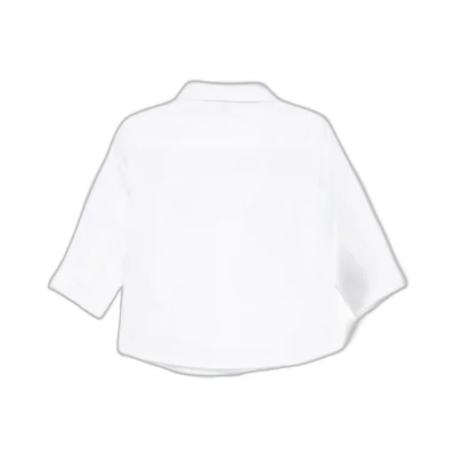 Teddy-Embroidered Cotton Shirt