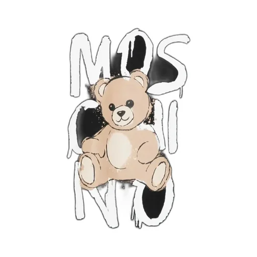 Moschino Kids Teddy-Printed Crewneck Dress