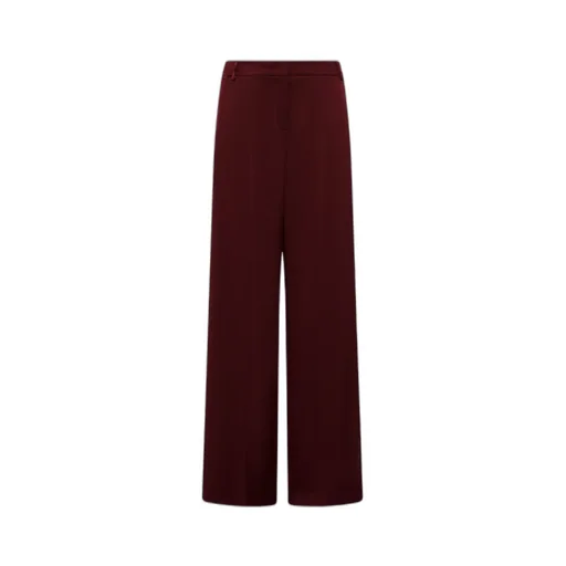 Satin Trousers - Bordeaux