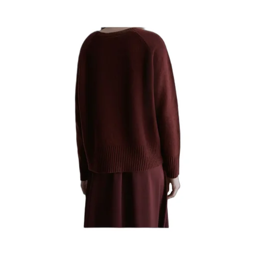 Boxy-Fit Pure Wool Sweater