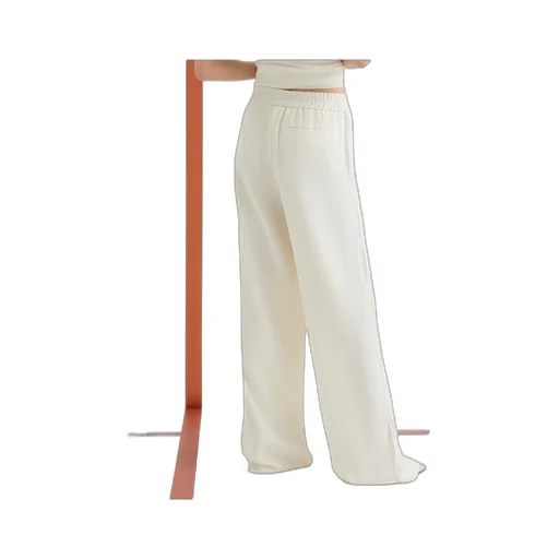 Envers Satin Trousers - Wool White