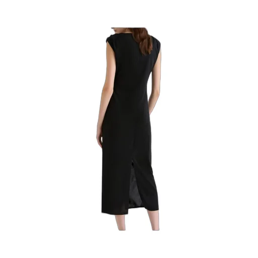Slim-Fit Jersey Dress - Black