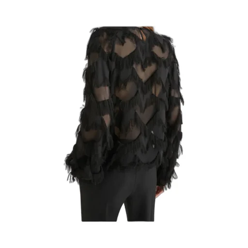 Fil Coupé Blouse - Black