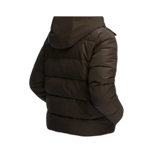 Short Hooded Taffeta Jacket