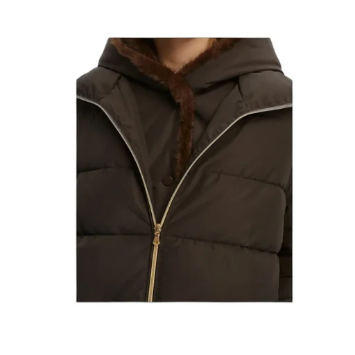 Short Hooded Taffeta Jacket