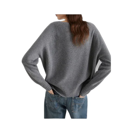 Oversized Cashmere-Blend Sweater - Medium Grey