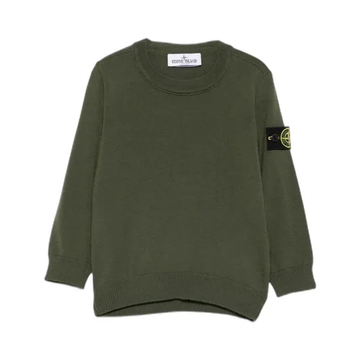Logo-Patch Wool Sweater