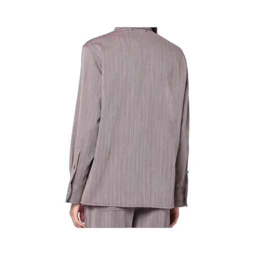 Button-Fastening Shirt