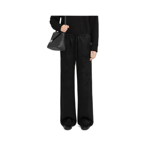 Mm6 Maison Margiela Jacquard Straight Leg Trousers