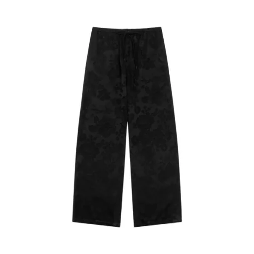 Mm6 Maison Margiela Jacquard Straight Leg Trousers