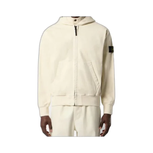 Hooded Zipper-Up Sweatshirt