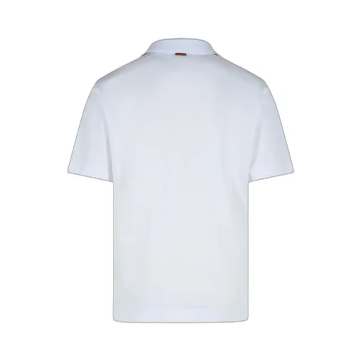 Zegna Short-Sleeved Buttoned Polo Shirt