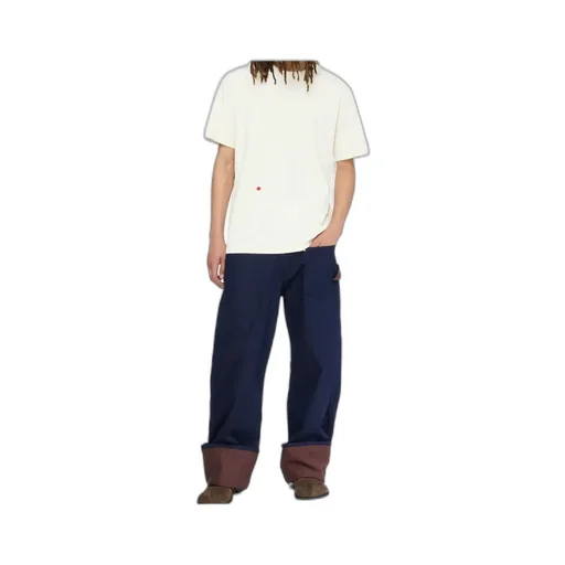 Jw Anderson Contrast Embroidery T-Shirt