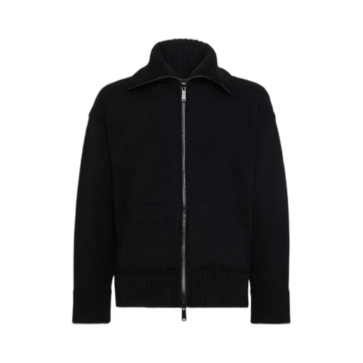 Fake Stitch D2 Zipped Cardigan