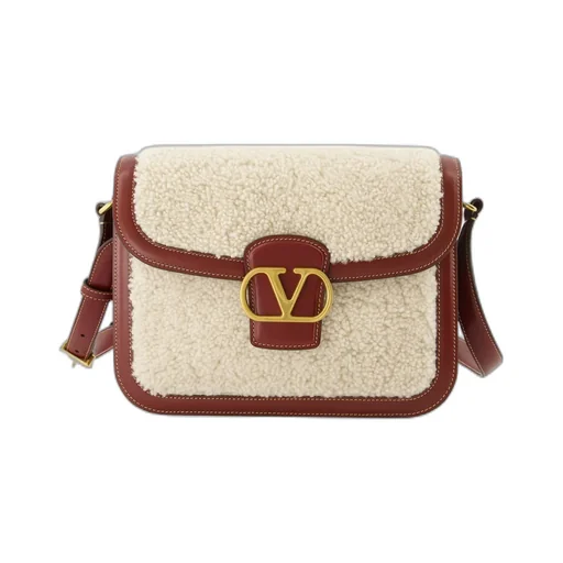 Shearling Leather Shoulder Bag