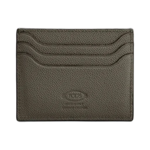 T-Logo Leather Card Holder