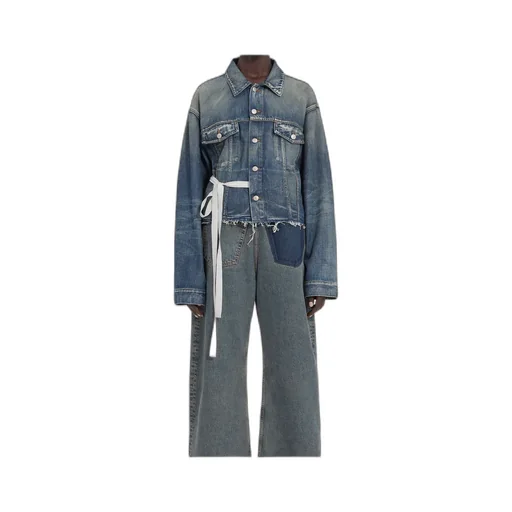 Mm6 Maison Margiela Button-Up Denim Jacket
