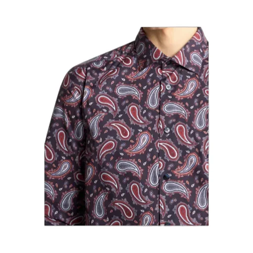 Cotton Shirt With Paisley Print