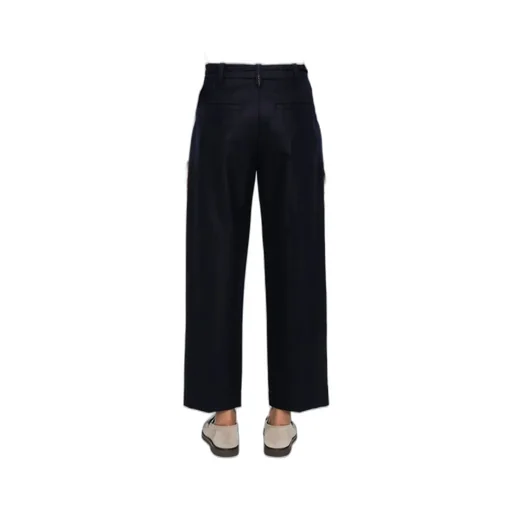 Pleated-Wool Trousers