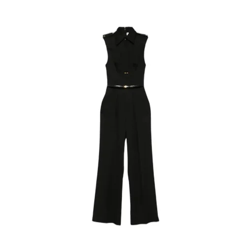 Collared Belted Jumpsuit