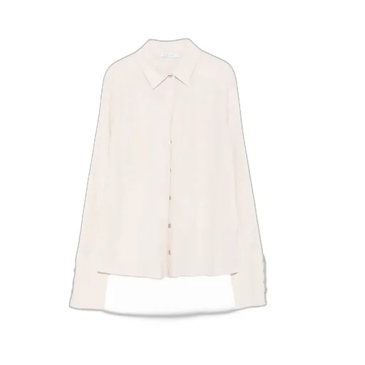 Button-Cuff Blouse