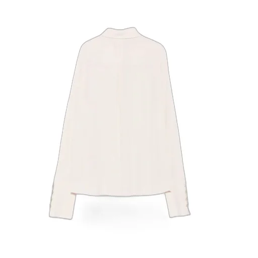 Button-Cuff Blouse
