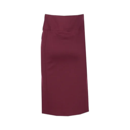 Patrizia Pepe Logo Zip Midi Skirt