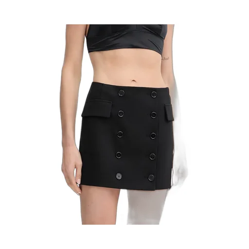 Patrizia Pepe Double-Breasted Mini Skirt