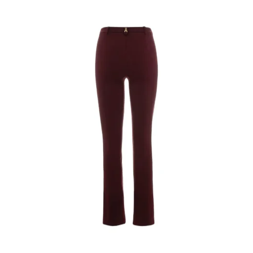 Button-Fastening Straight Trousers