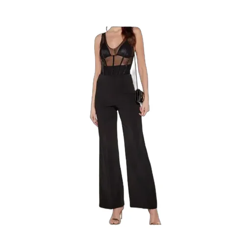 Patrizia Pepe Wide-Leg Belted Pants