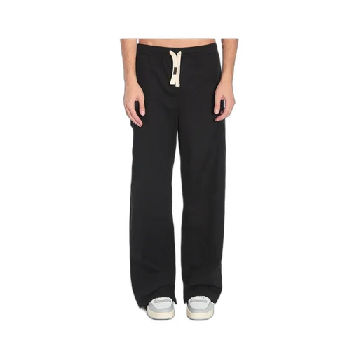 Drawstring Trousers In Cotton Canvas