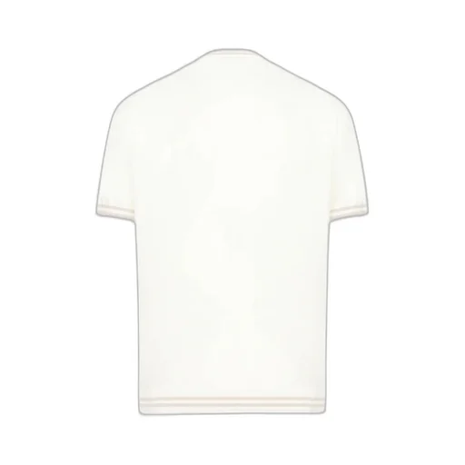 Eleventy Striped Trim T-Shirt