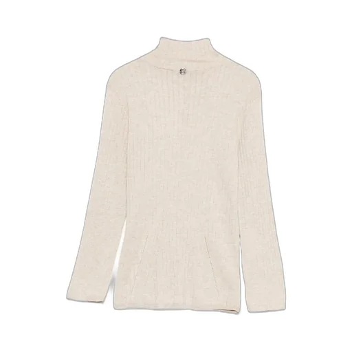 Crystal-Embellished Roll-Neck Top