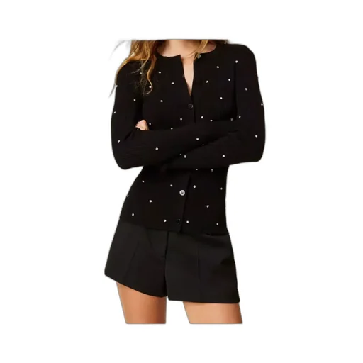 Embellished Buttoned Cardigan