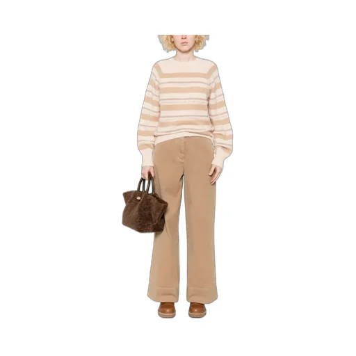 Striped Lurex-Detail Sweater
