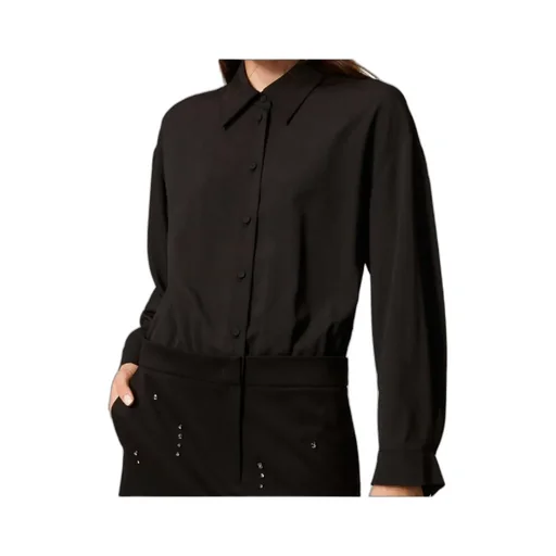 Embellished Mini Shirt Dress