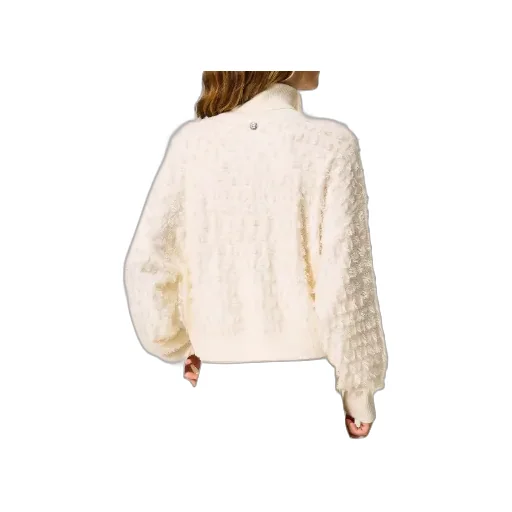 Turtleneck Fringe Sweater