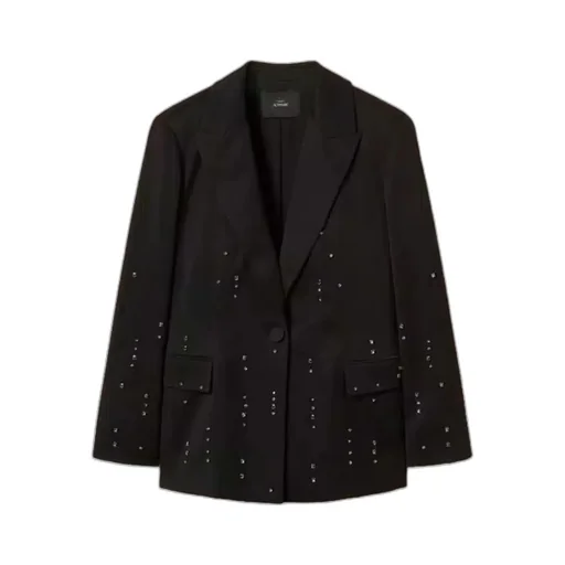 Embellished Crystal Blazer
