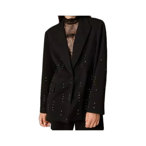 Embellished Crystal Blazer