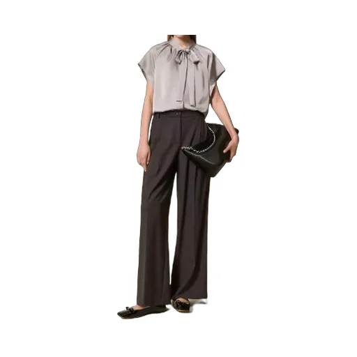 Twinset Palazzo Pleats Trousers
