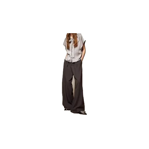 Twinset Palazzo Pleats Trousers