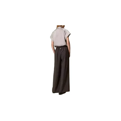 Twinset Palazzo Pleats Trousers
