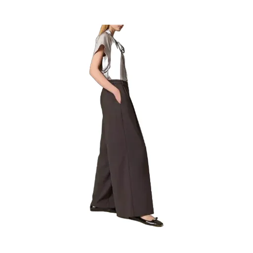 Twinset Palazzo Pleats Trousers