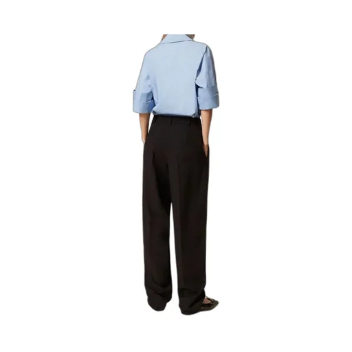 Pleated Palazzo Pants