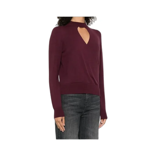 Twinset Cut-Out Detailed Crossover Jumper