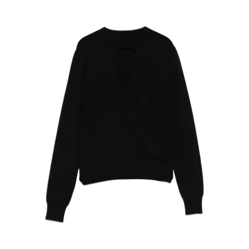 Keyhole-Neckline Sweater