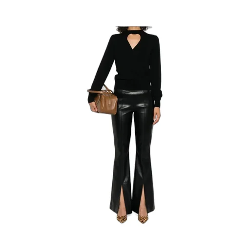 Keyhole-Neckline Sweater