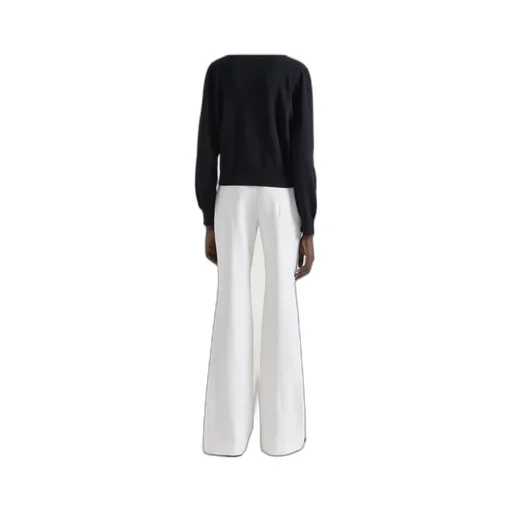 Bootcut Tailored Pants In Wool